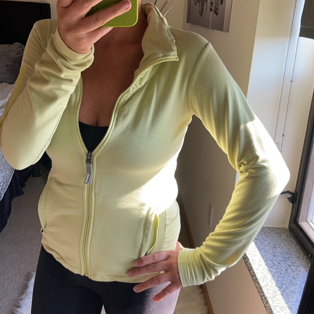 Bench Light Lime Green Track Jacket - image 3